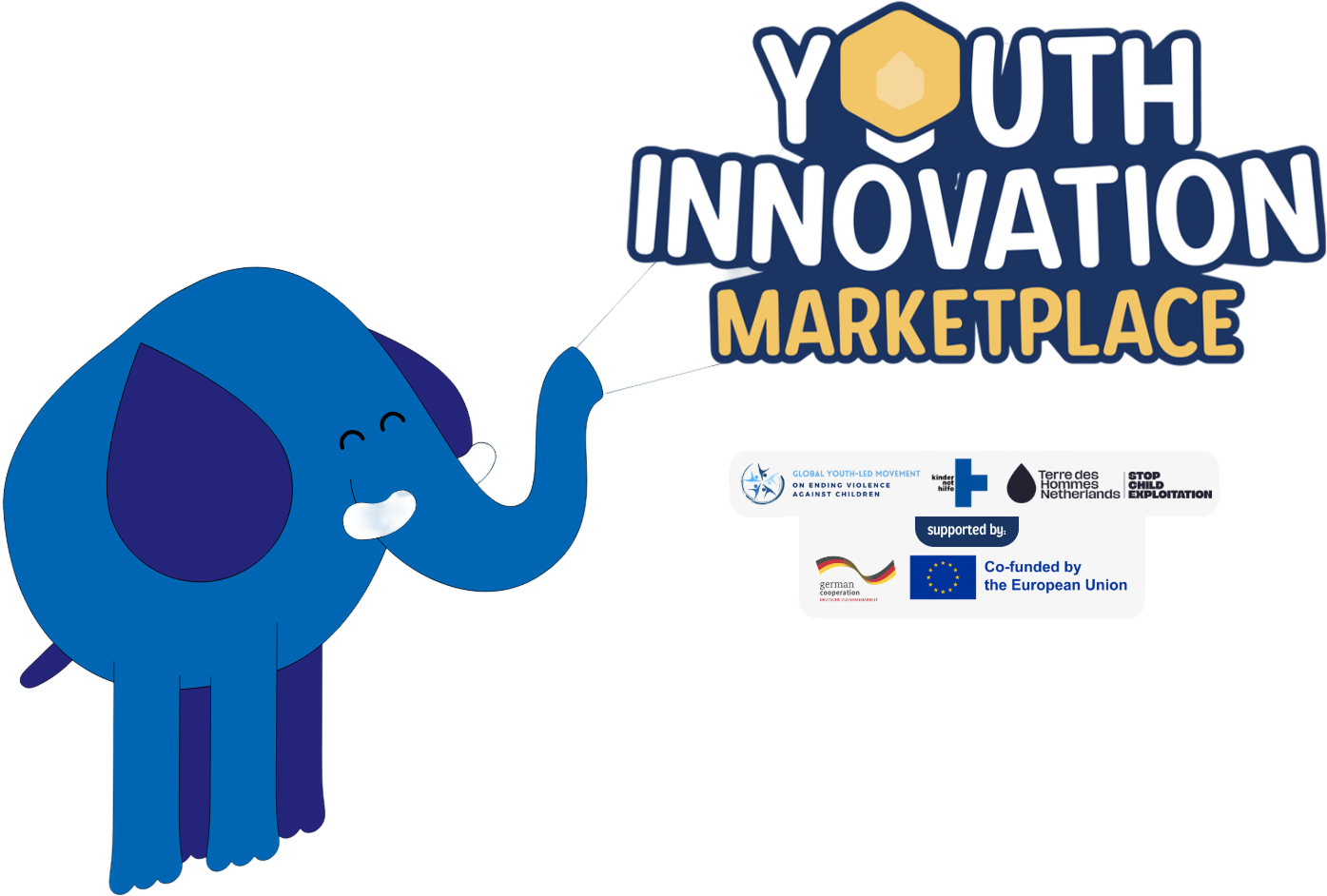Youth Innovation Marketplace - Official Mascot Tutu & Institutional Partners
